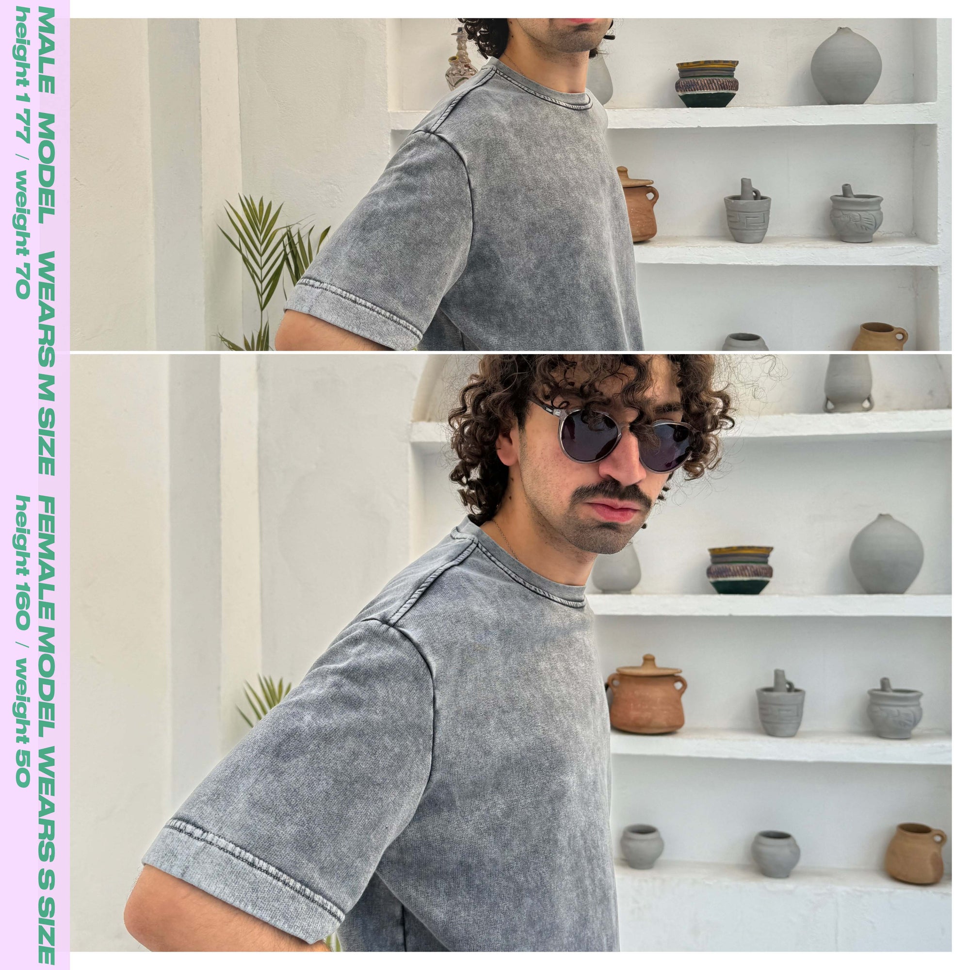 BOXY Tee Grey