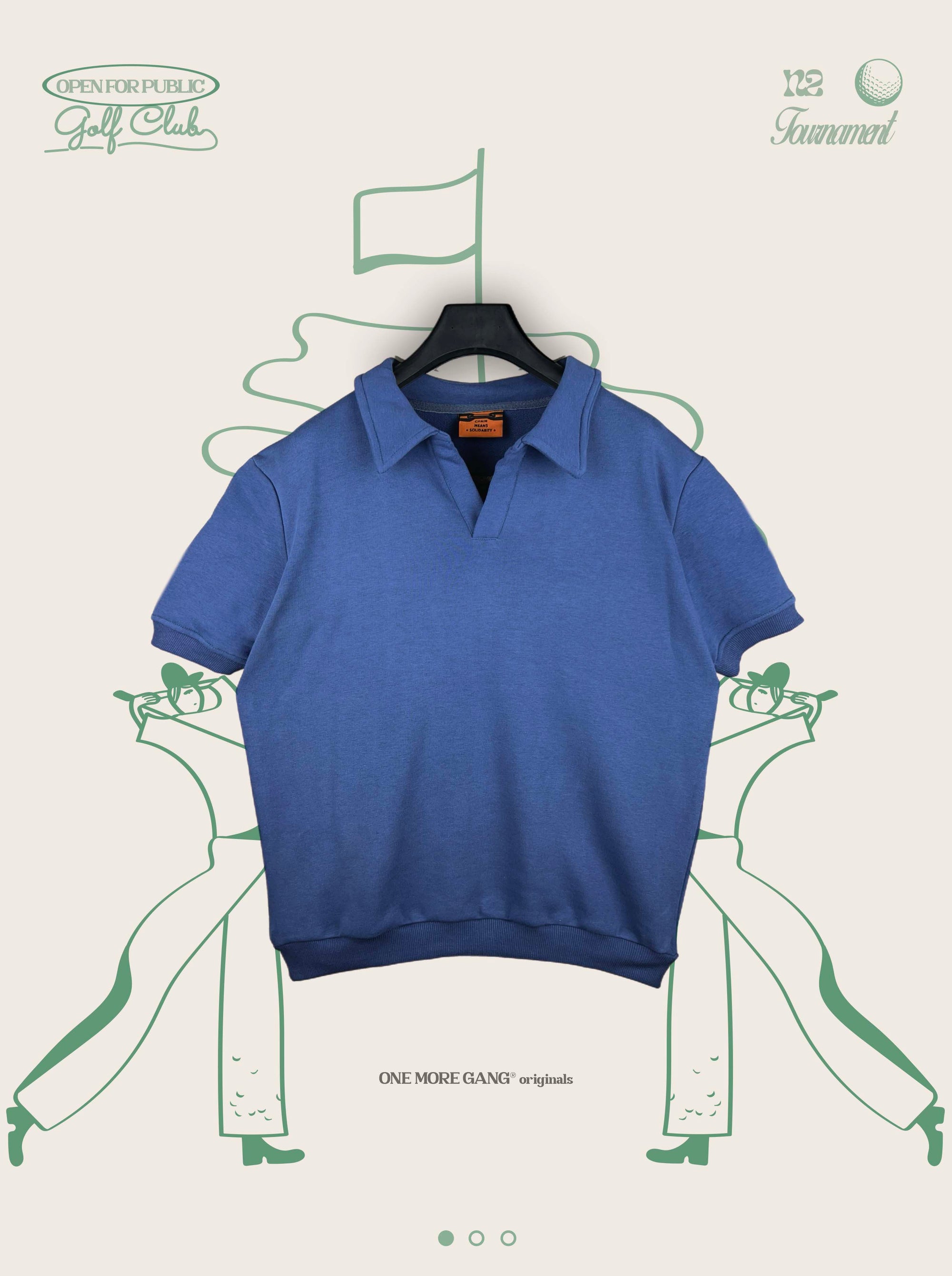 Olddays Polo Cobalt