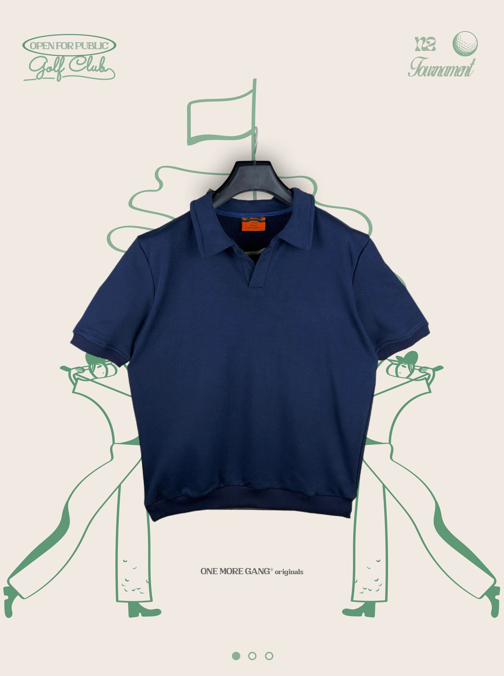 Olddays Polo Navy