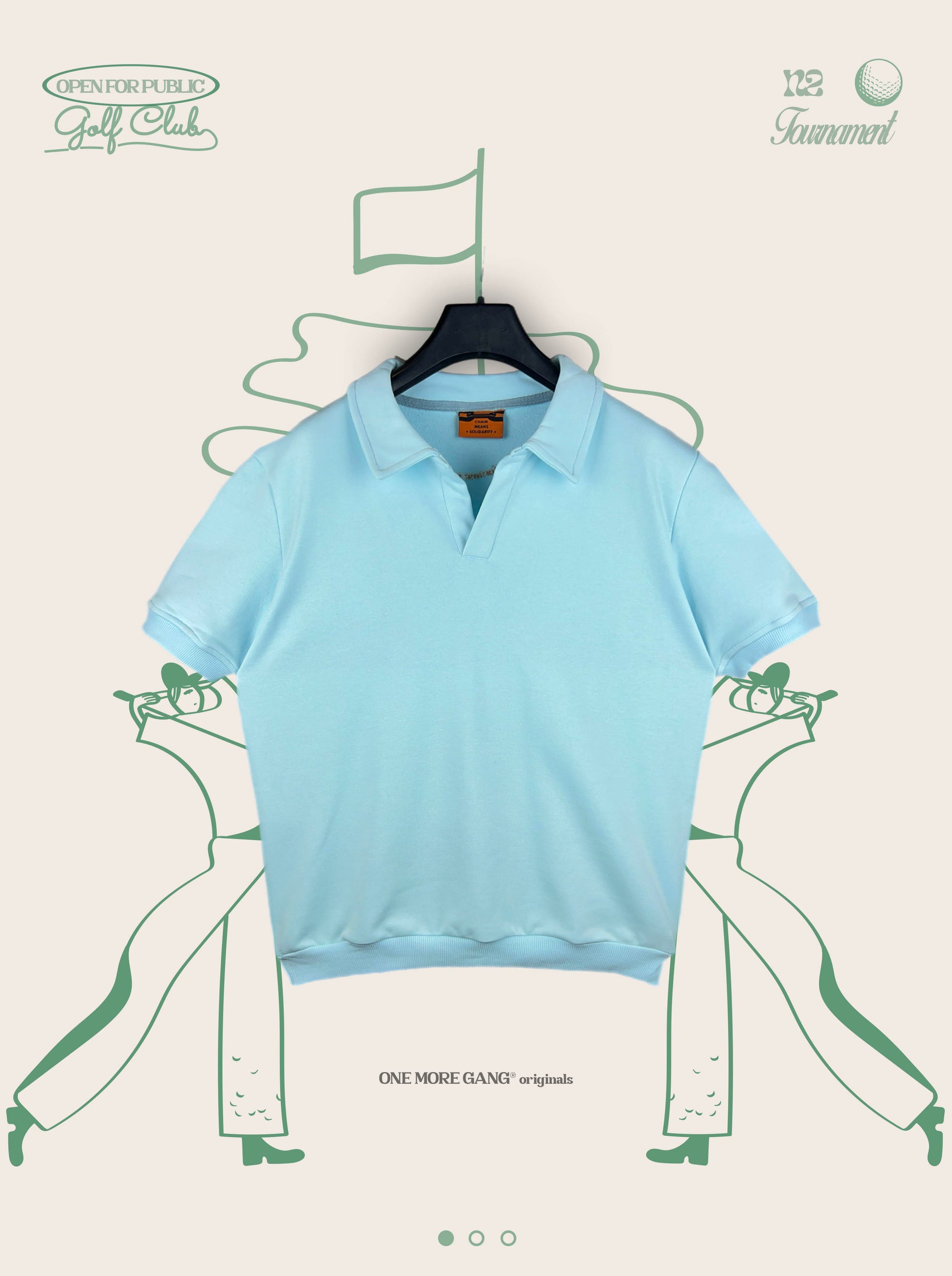 Olddays Polo Aqua