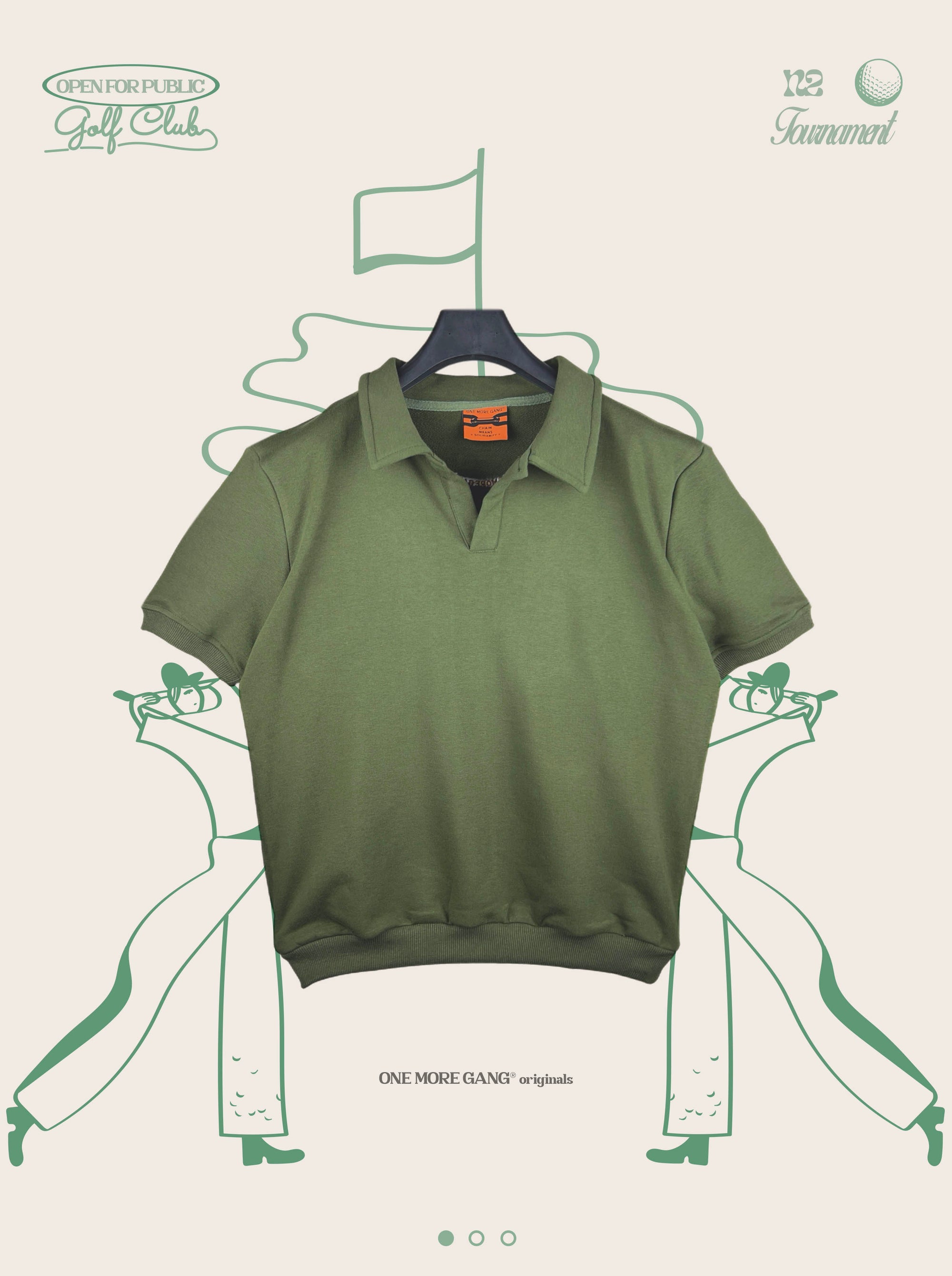 Olddays Polo Olive