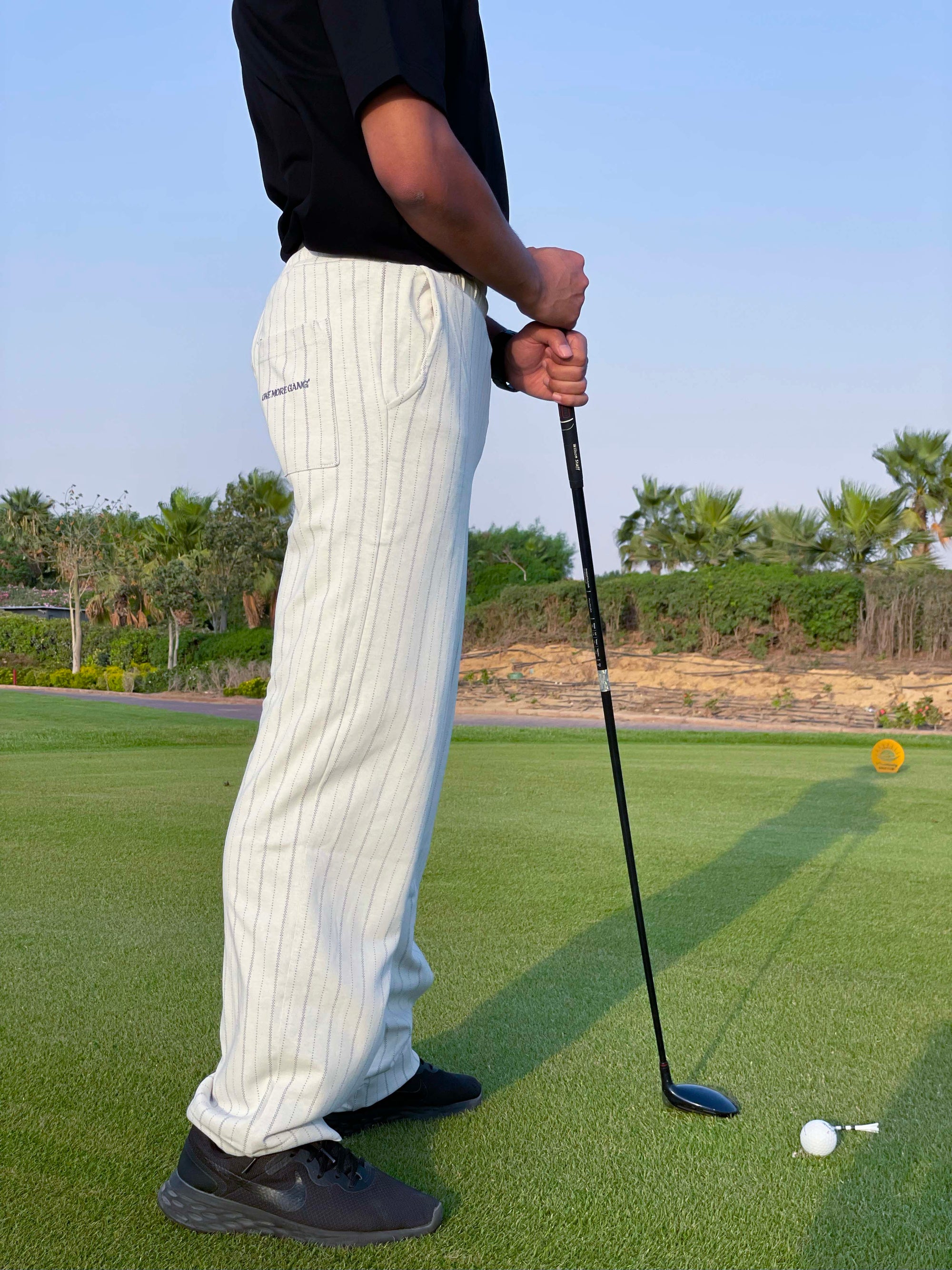 Striped Pants White [limited]