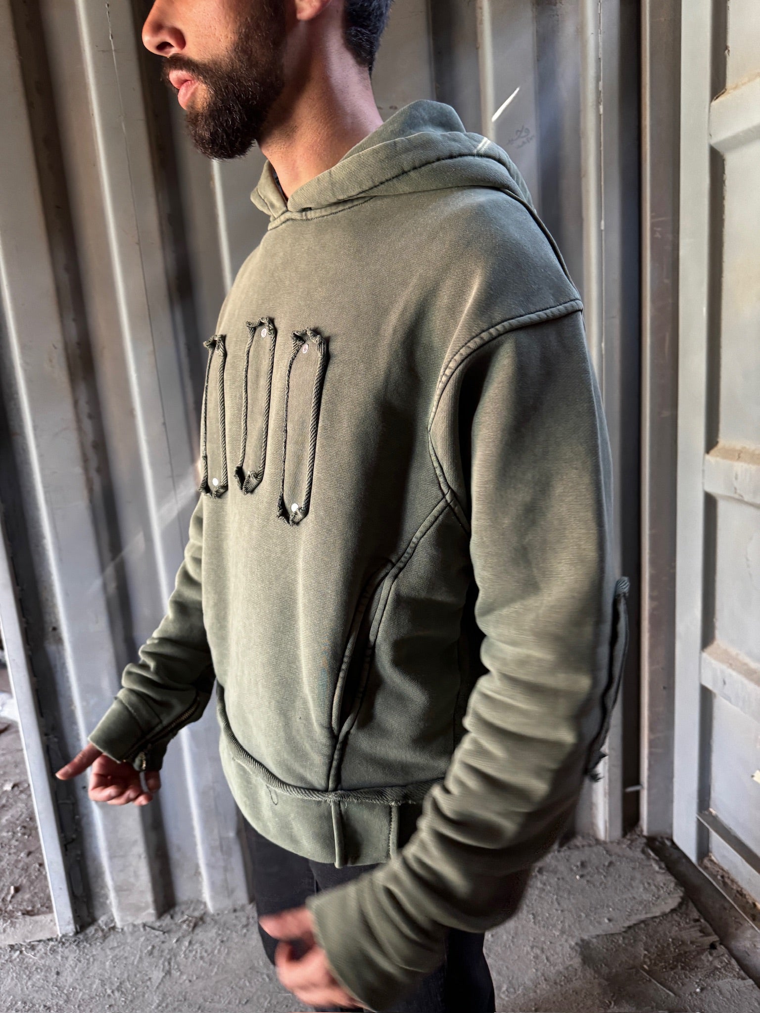 [LIMITED] Retro® hoodie green