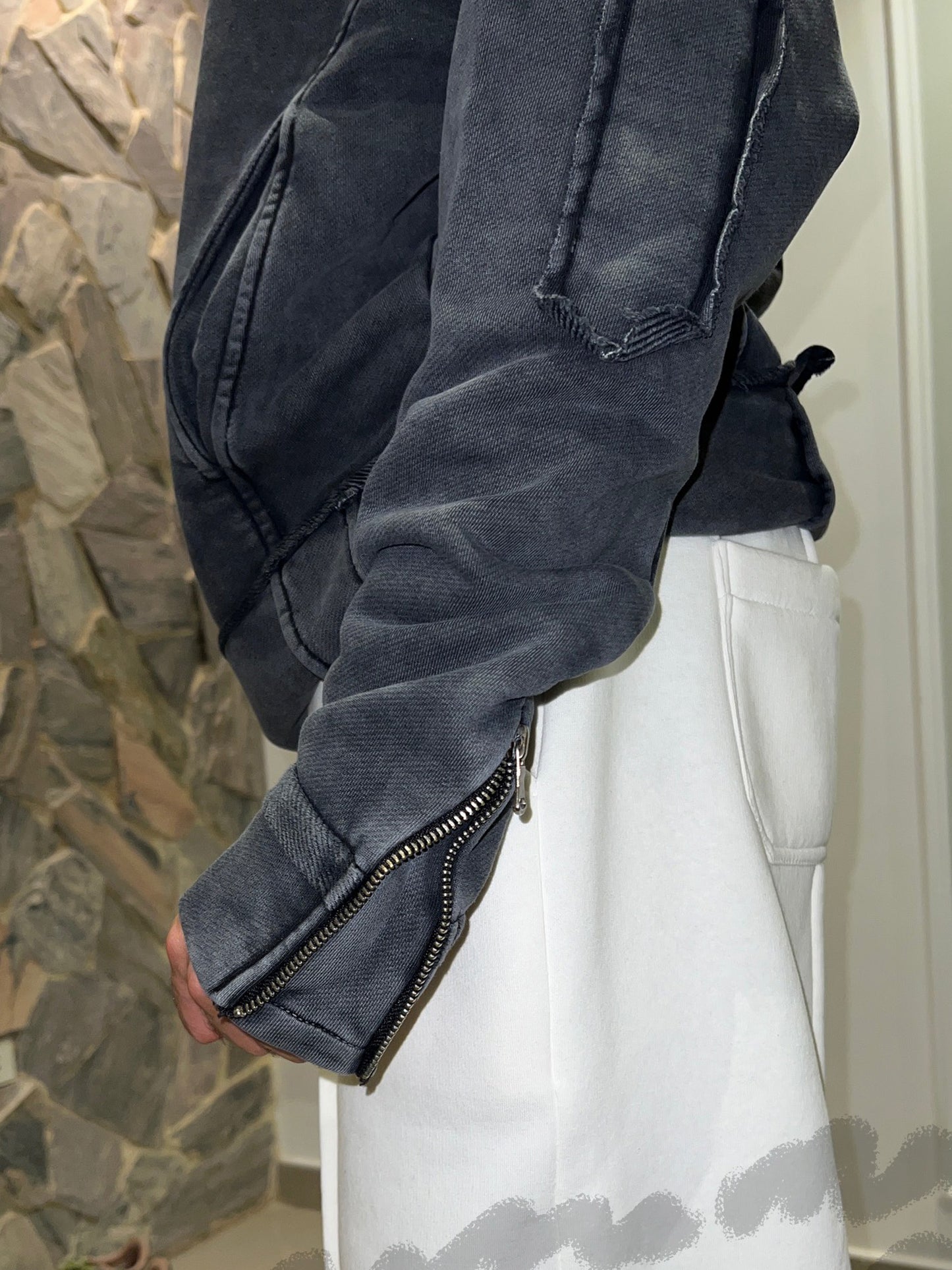 [LIMITED-EDITION] Retro® hoodie grey