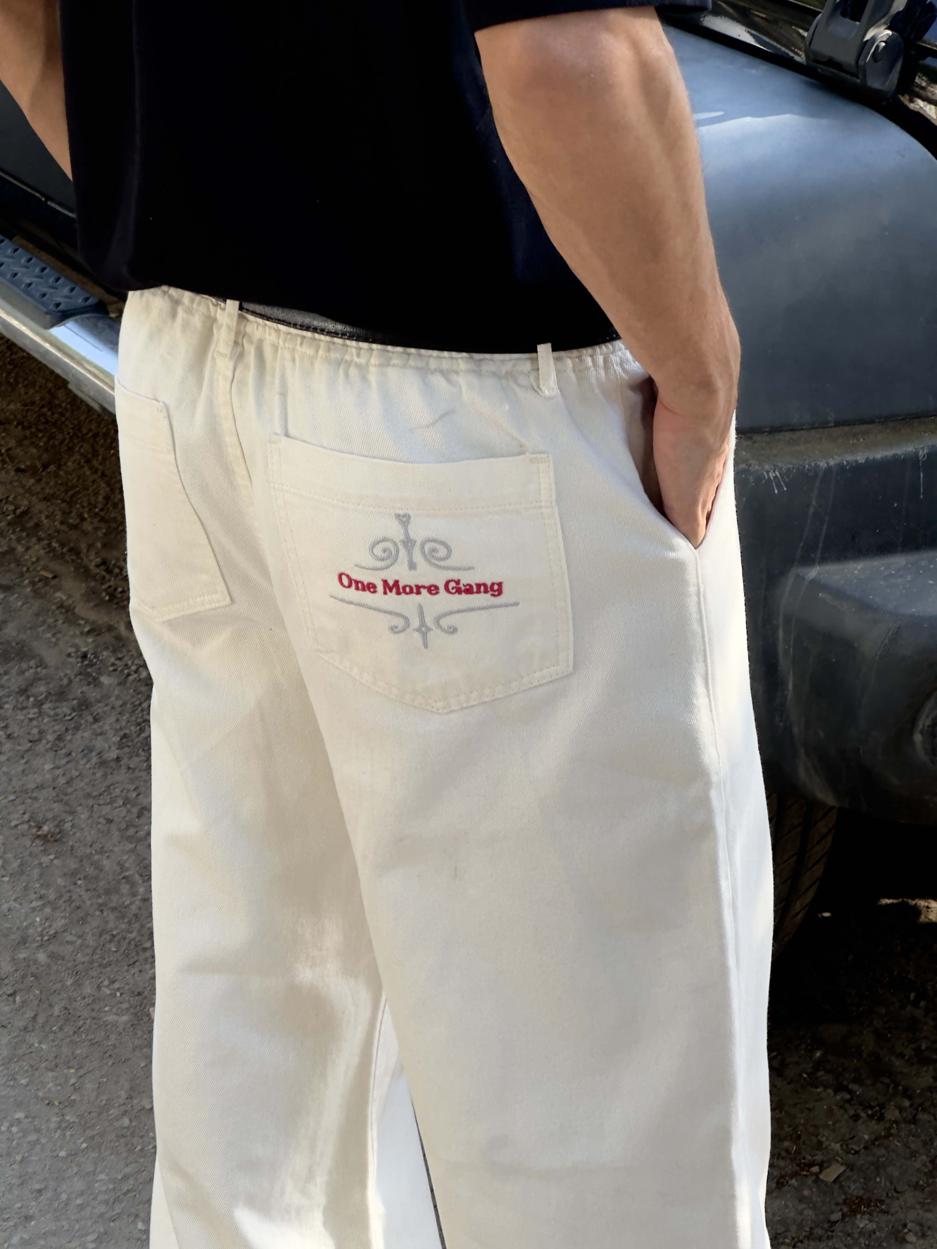 Japanese Worker Pants White 3rd restock – ONEMOREGANG