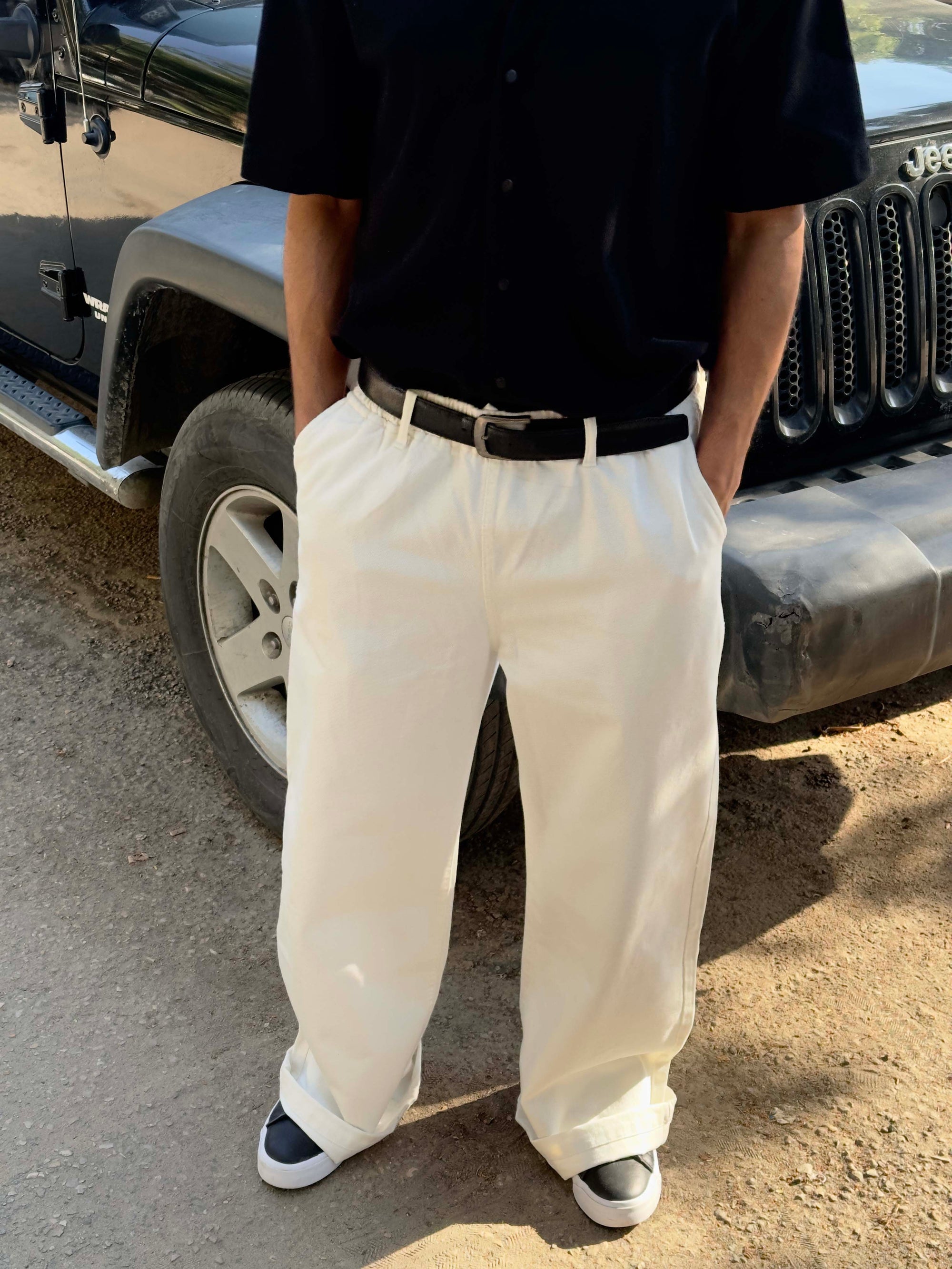 Japanese Worker Pants White 2nd restock [Pre-Order 10 Days]