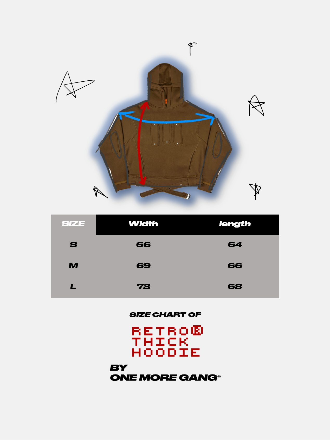 [LIMITED] Retro® thick hoodie