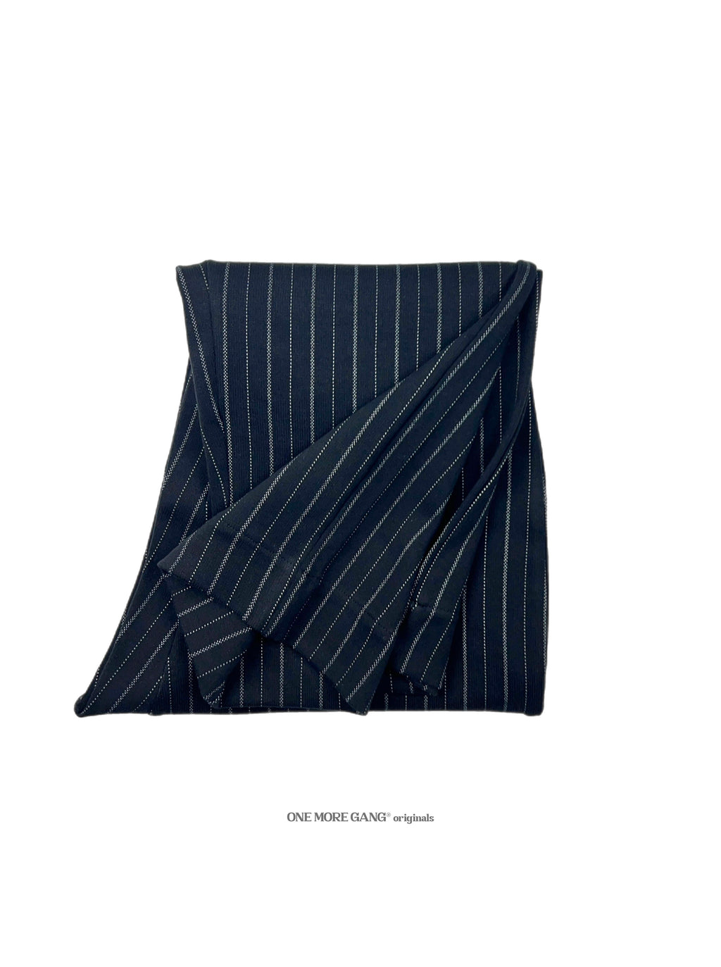 Striped Elegante Pants Black