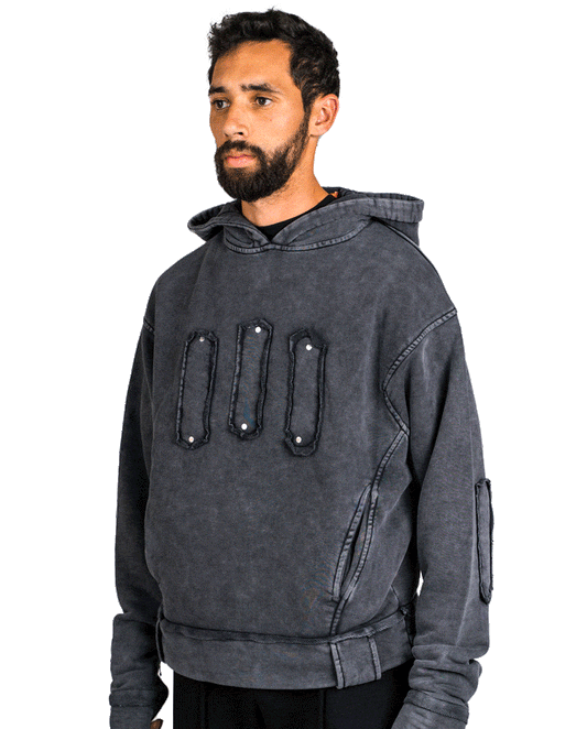 [LIMITED-EDITION] Retro® hoodie grey