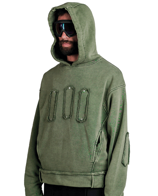 [LIMITED-EDITION] Retro® hoodie green